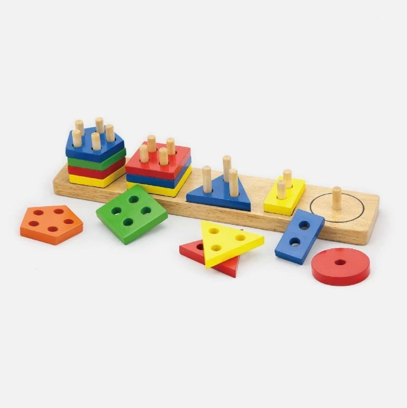 Viga 58558 Blokeliai Su Formų Rūšiuokle - Geometrinės Figūros