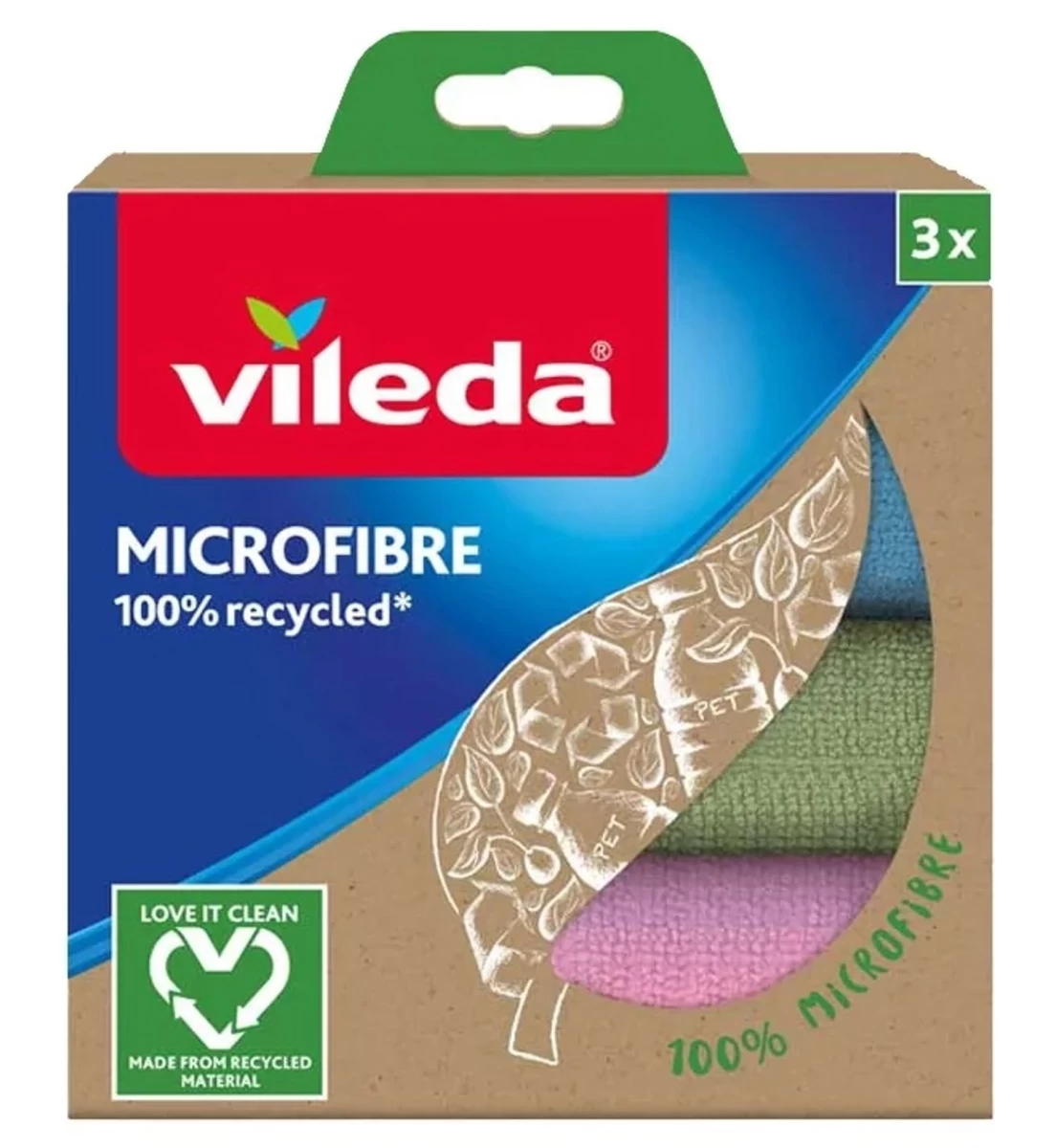 vileda, Mikropluošto šluostė, 3 Vnt.