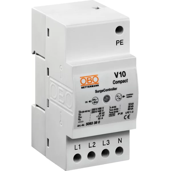 Viršįtampių ribotuvas V10 compact C+D/3+NPE 5093380