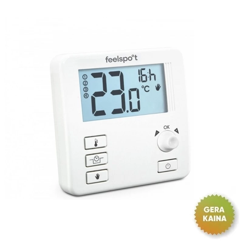 Virštinkinis neprogramuojamas termostatas (termoreguliatorius) Feelspot WTH31.16 (prekė su trūkumais)