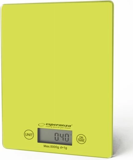 Virtuvės Svarstyklės Esperanza Eks002g (maks. 5000 G / žalios Spalvos )