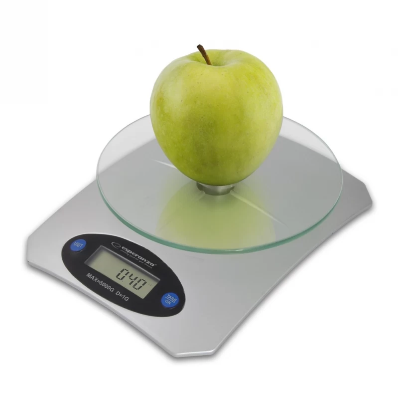 Virtuvės Svarstyklės Esperanza Eks006 (maks. 5000 G / Sidabrinės ) Virtuvės Svarstyklės Esperanza Eks006 (maks. 5000 G / Sidabrinės )