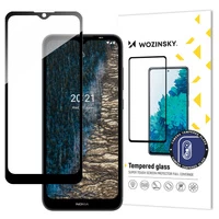 Viso Ekrano Grūdintas Stiklas Su Rėmeliu Nokia C20/c10 Full Glue Juodas