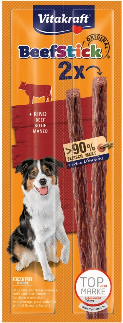 VITAKRAFT Beef Stick jautienos skanėstas šunims, 2 x 12g
