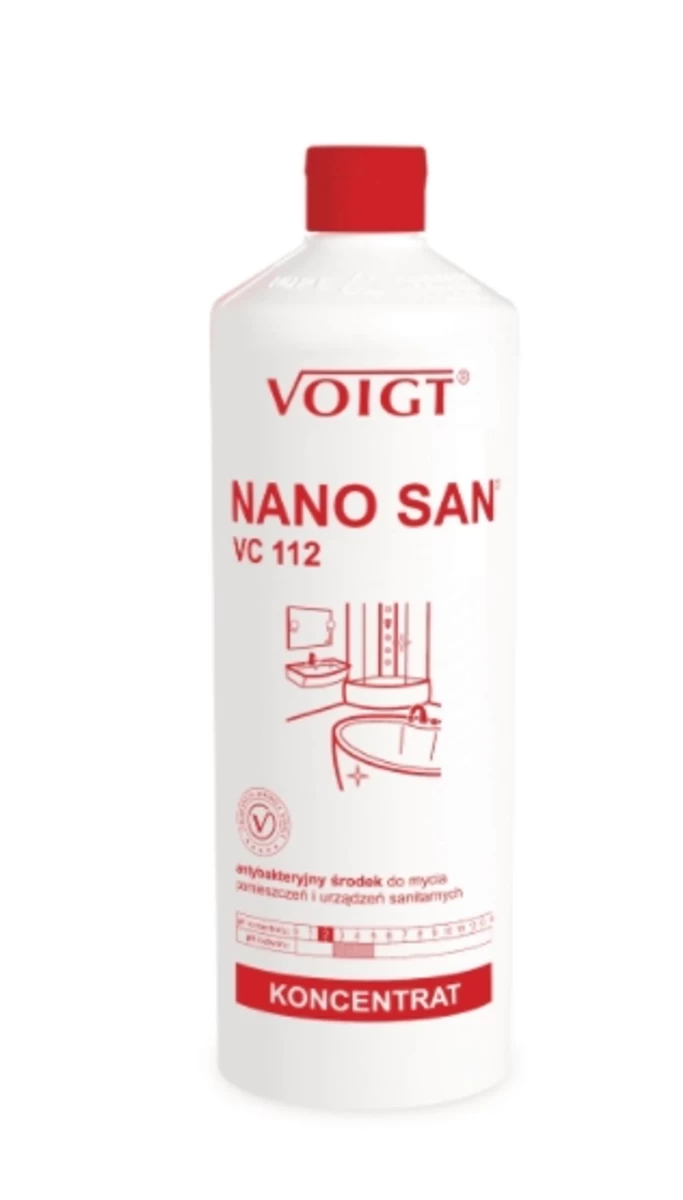 voigt 112, Antibakterinis Buitinės Ir Sanitarinės įrangos Valiklis, 1 L (hit).