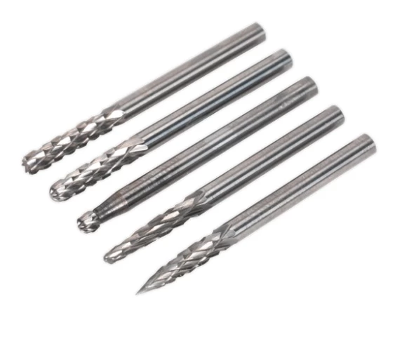 Volframo karbido frezų rinkinys | Tungsten Carbide | 5 vnt. (CB5M)