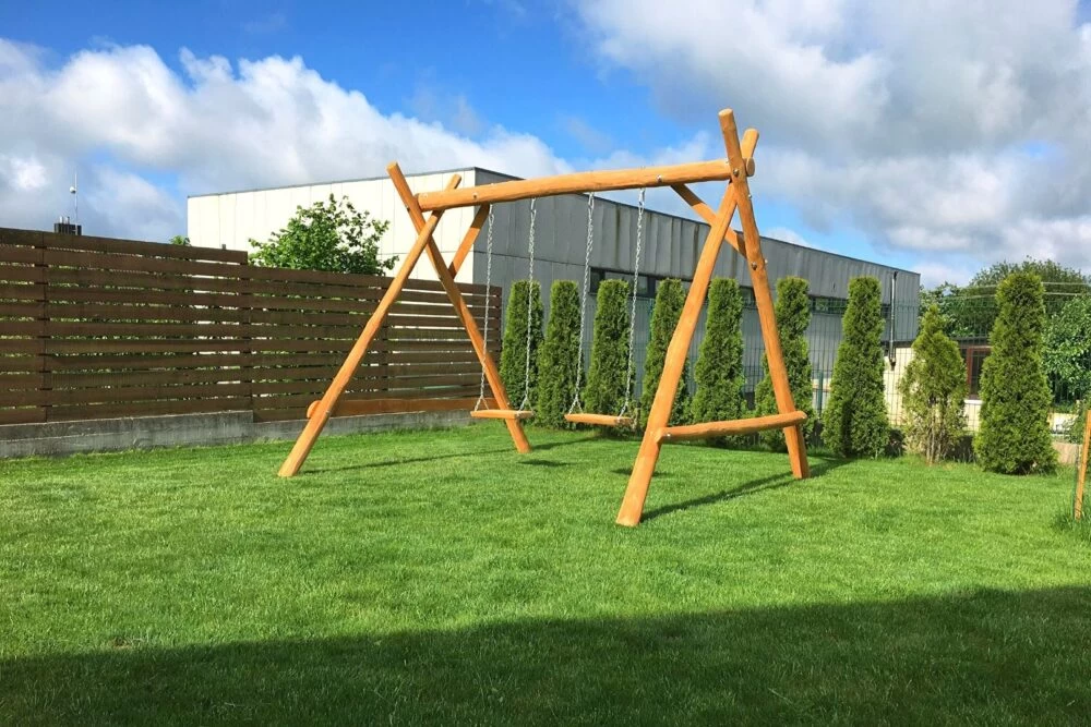 Medinės sūpynės VOLUNGĖ 2