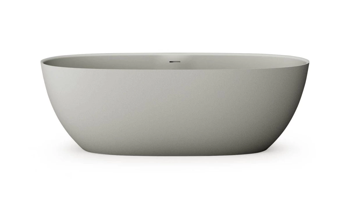 Vonia PAA Bella 170x80x55 cm, Matte Grey, su integruotu sifonu, VABELS/03