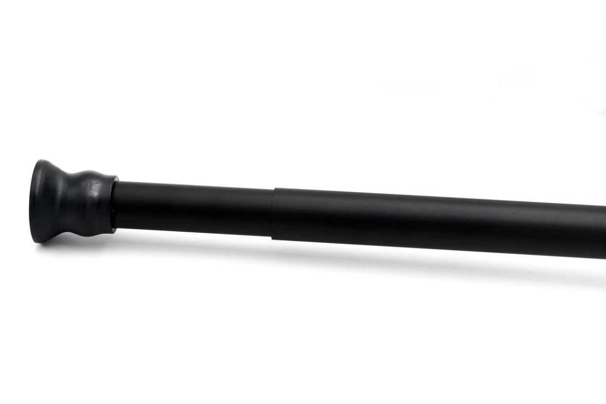 Vonios karnizas Ridder Wien juoda, 110-185cm, Ø25mm, 55211