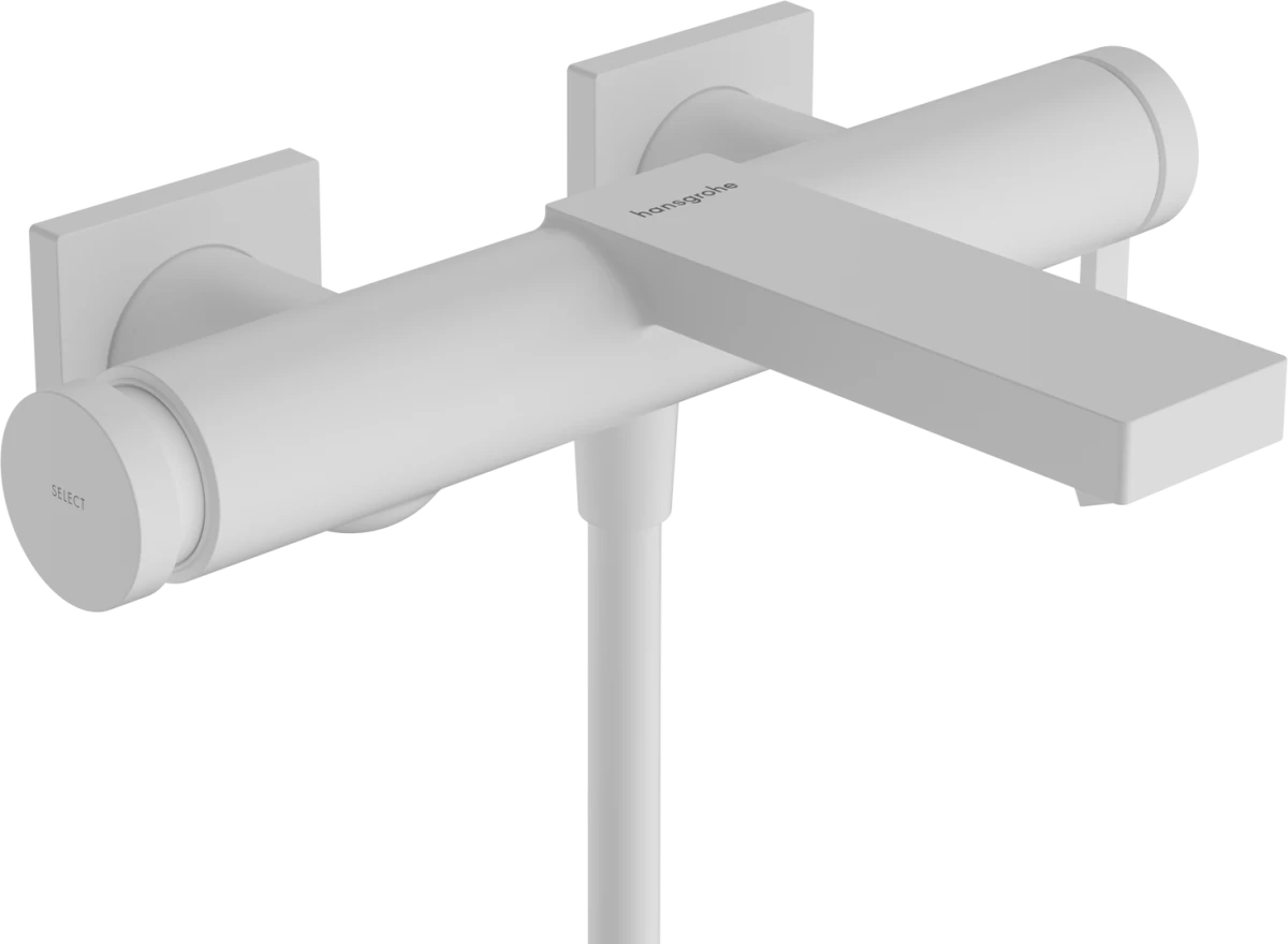 Vonios maišytuvas Hansgrohe Tecturis E, balta matinė, 73420700