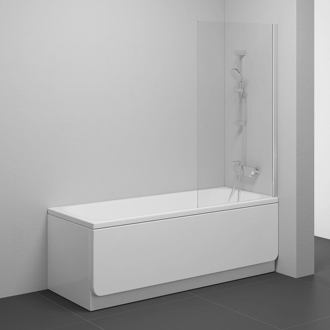 Vonios sienelė NVS1-80 blizgi transparent 7O840C00Z1