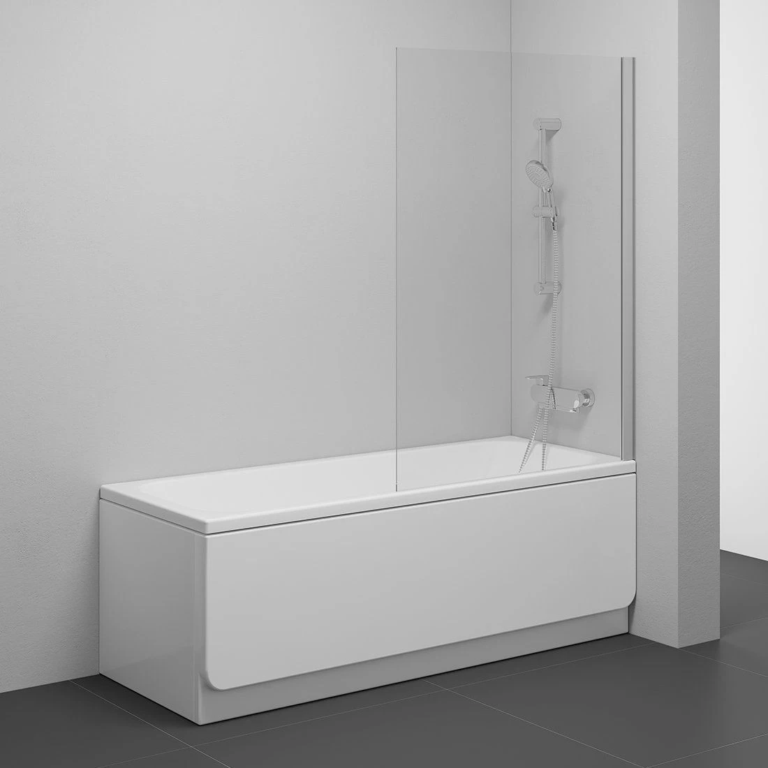 Vonios sienelė PVS1-80 satin+Transparent 79840U00Z1