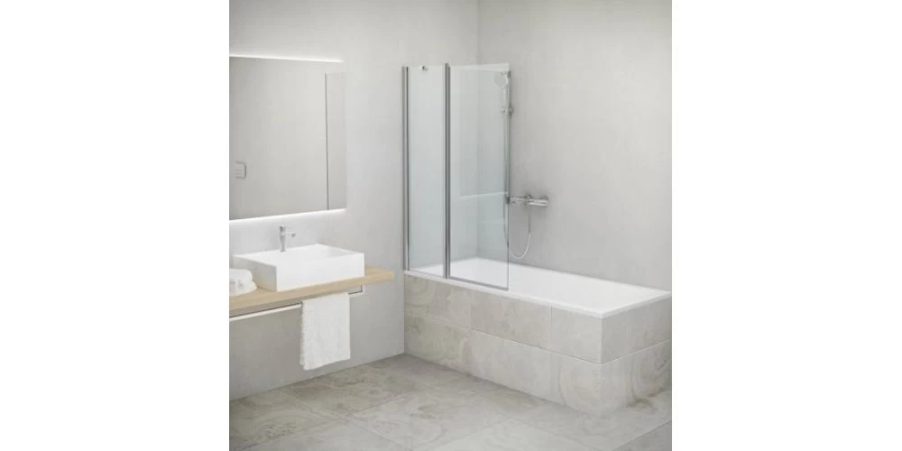 Vonios sienelė Roth TV2 100 cm, chromas