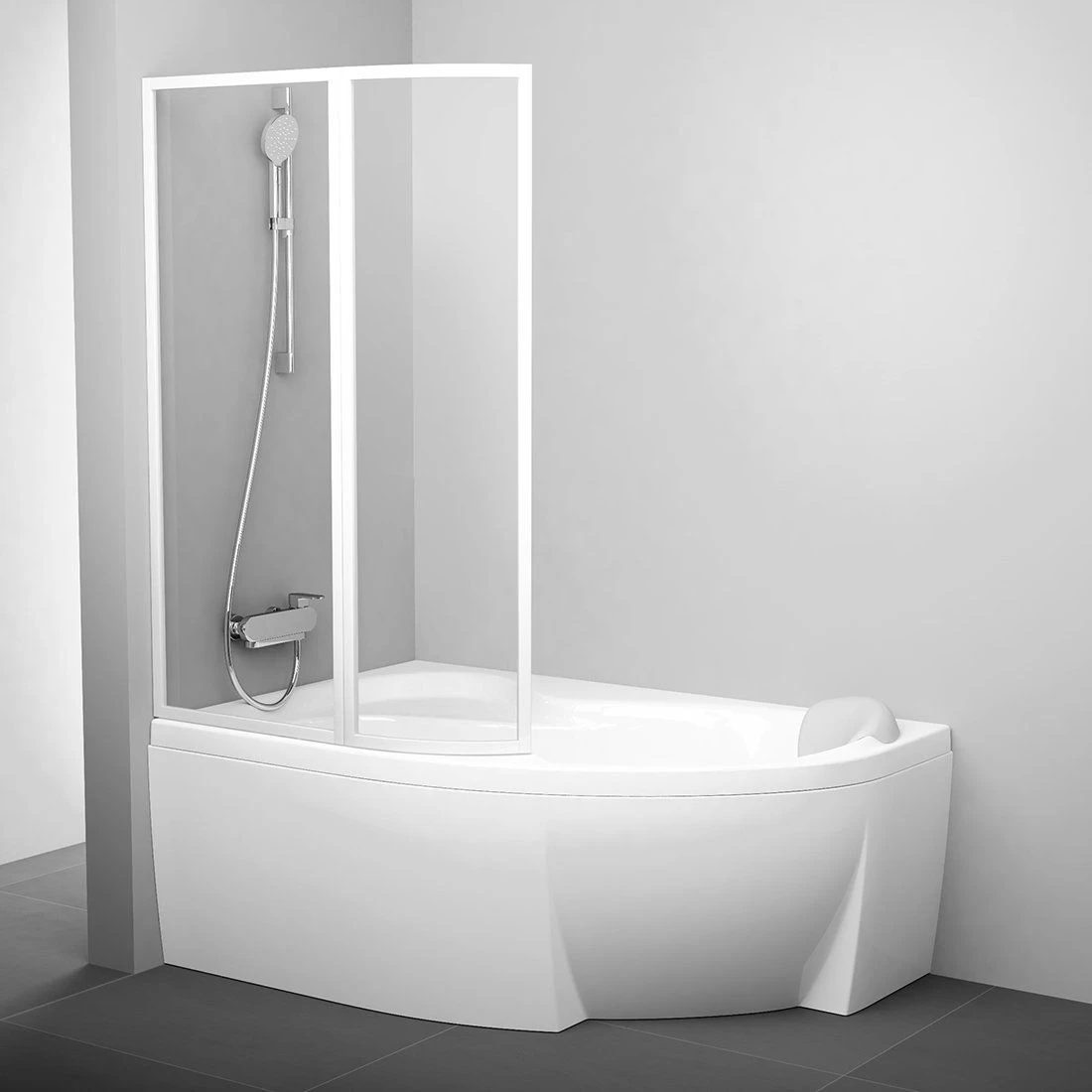 Vonios sienelė VSK2 ROSA 150L transp 76L80100Z1