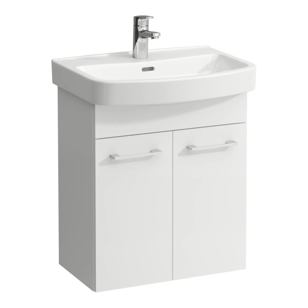 Vonios spintelė su praustuvu LAUFEN KOMPAS 56 cm, balta, H8631572201041