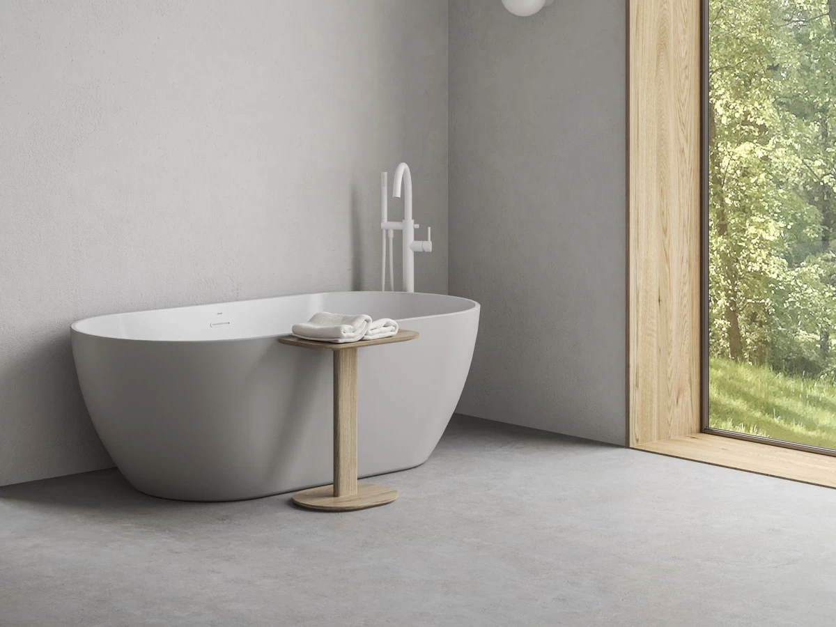 Vonios staliukas Ravak Wood S, skaidrus ąžuolas, X000001793