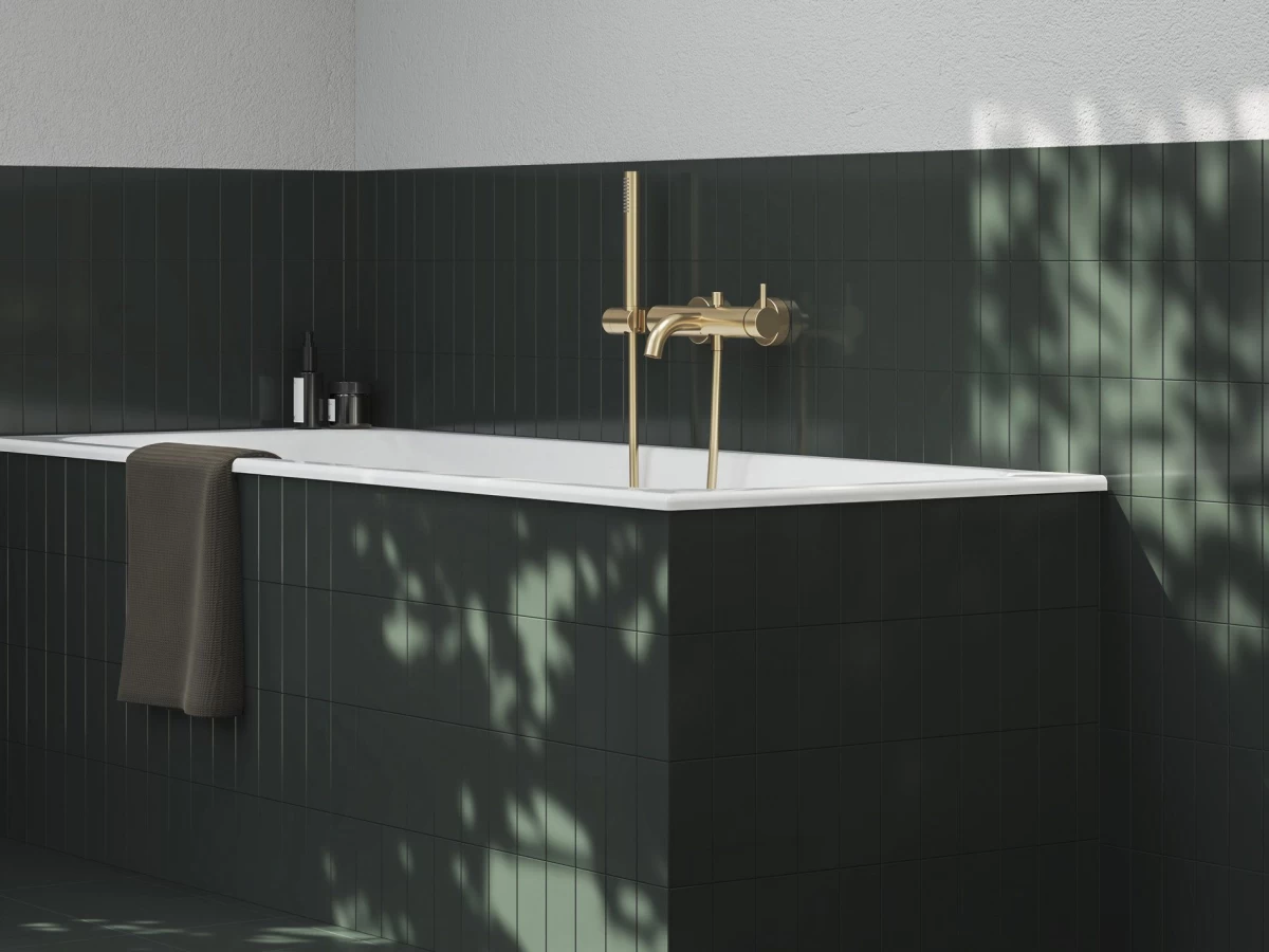 Vonios/dušo maišytuvas be dušo komplekto, Ravak ES 022.60GLB, šlifuoto aukso, X070603