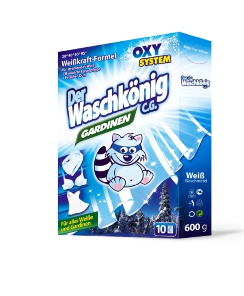 Wash King, Užuolaidų Ploviklio Milteliai, 600 G.