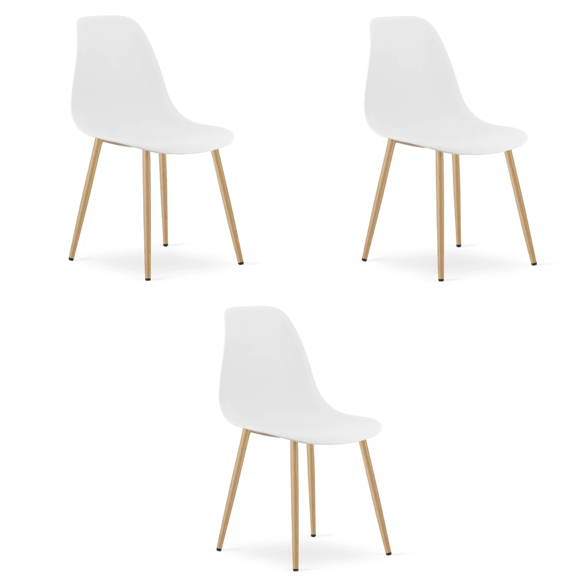 Wat Kėdė Balta / Natūralios Kojos X 3