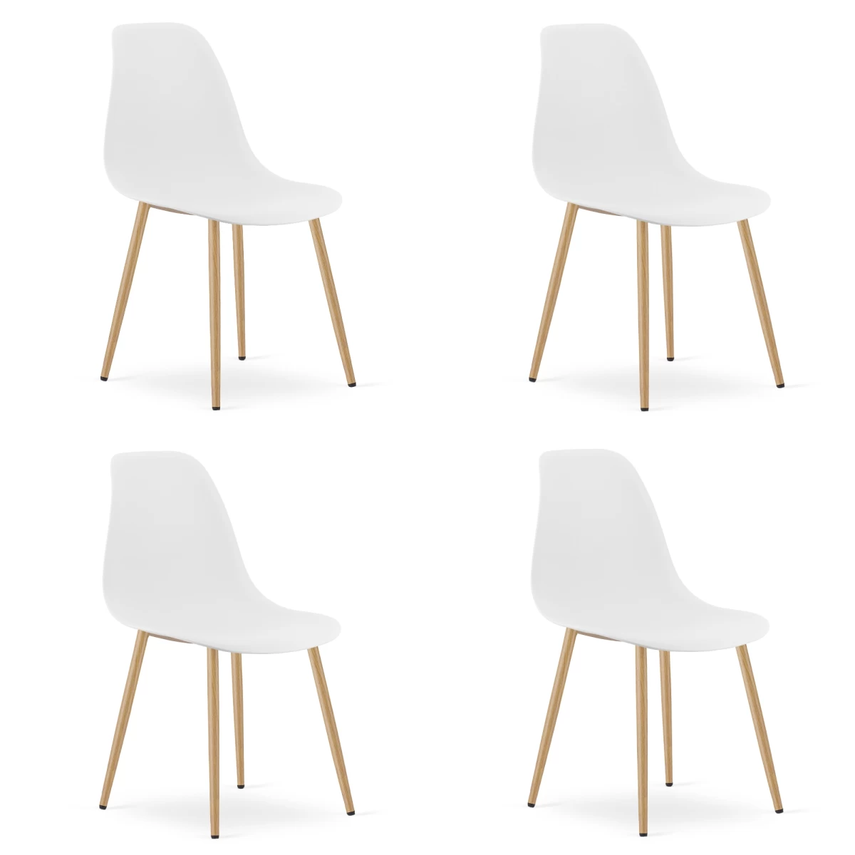 Wat Kėdė Balta / Natūralios Kojos X 4