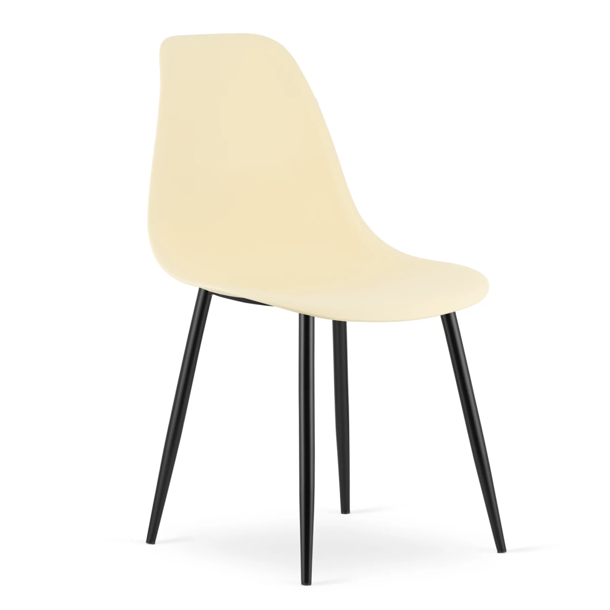 Wat Kėdė Kreminė / Juodos Kojos X 1