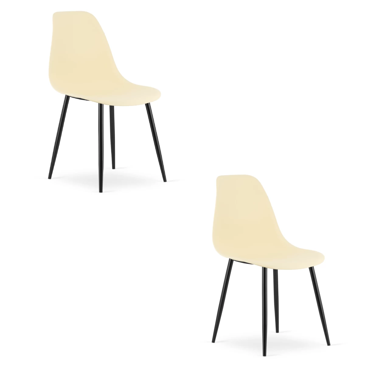 Wat Kėdė Kreminė / Juodos Kojos X 2