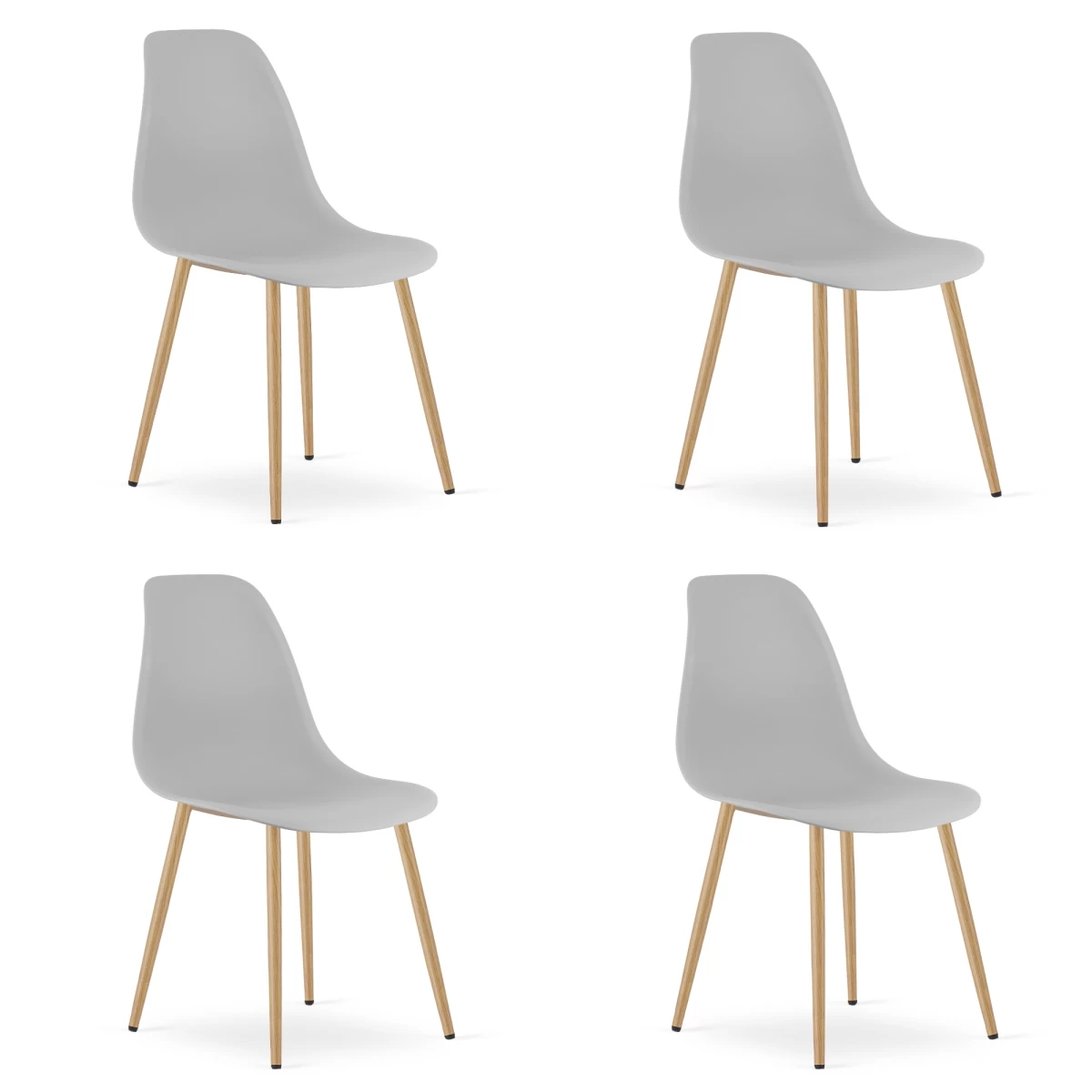 Wat Kėdė Pilka / Natūralios Kojos X 4