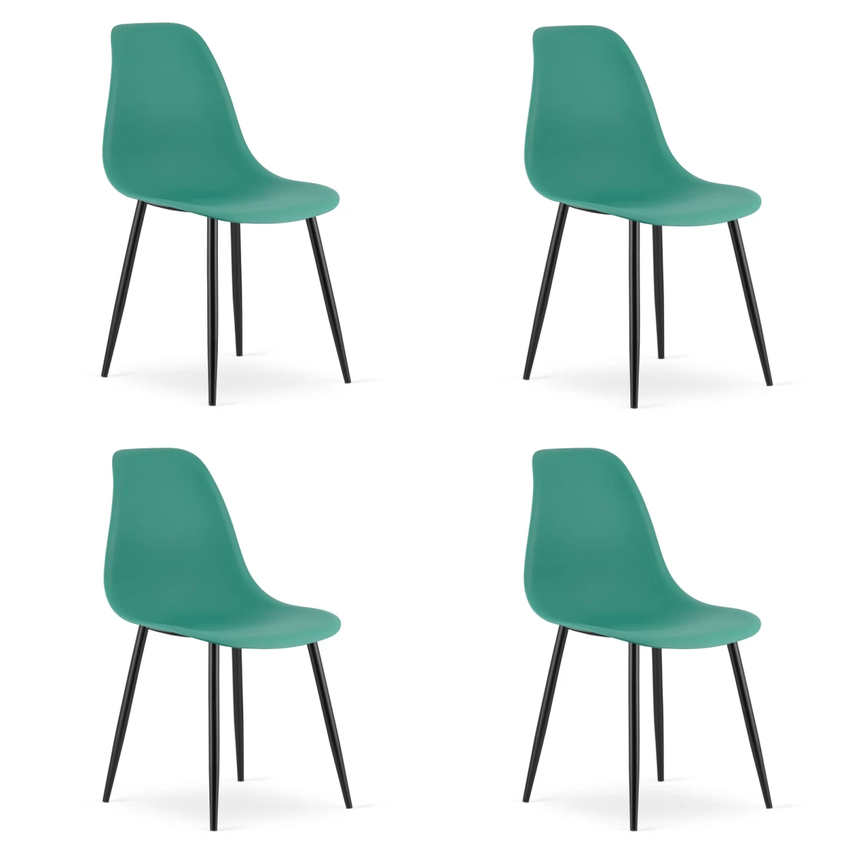 Wat Kėdė žalia / Juodos Kojos X 4