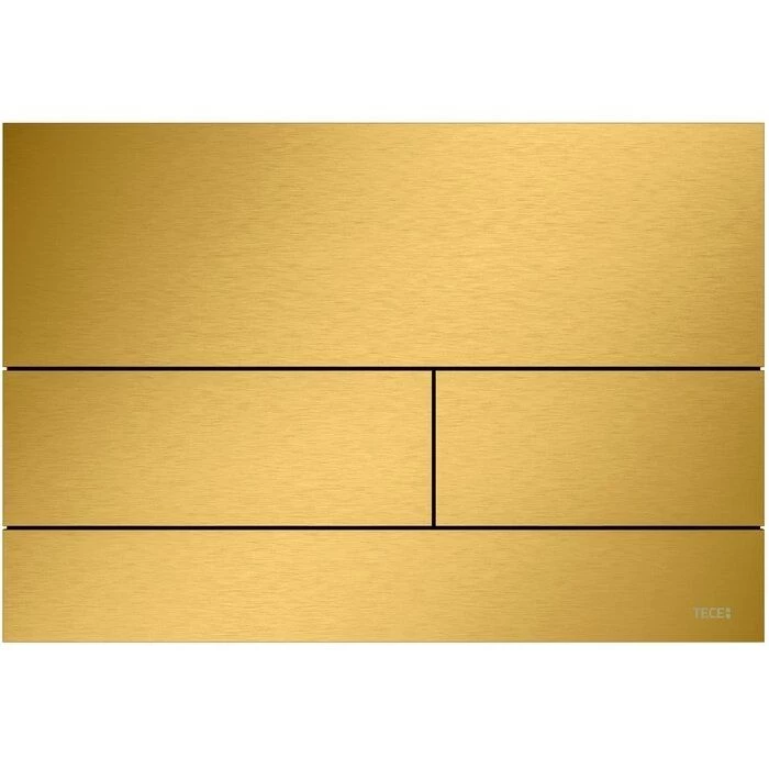 WC nuleidimo plokštelė TECEsquare II, matinis auksas, 9240838