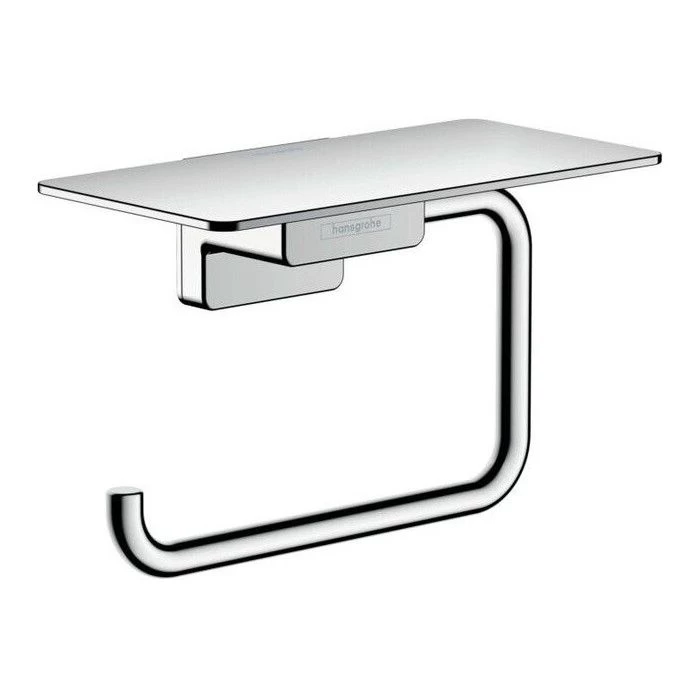 WC pop. laikiklis su lentynėle Hansgrohe AddStoris, chromas 41772000