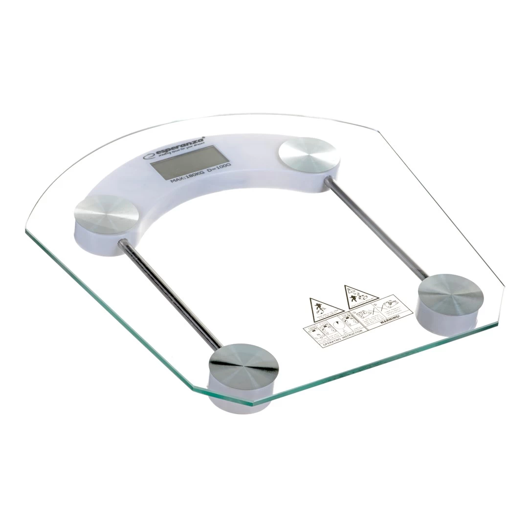 Weighing scale bathroom Esperanza Pilates EBS008W (transparent color)