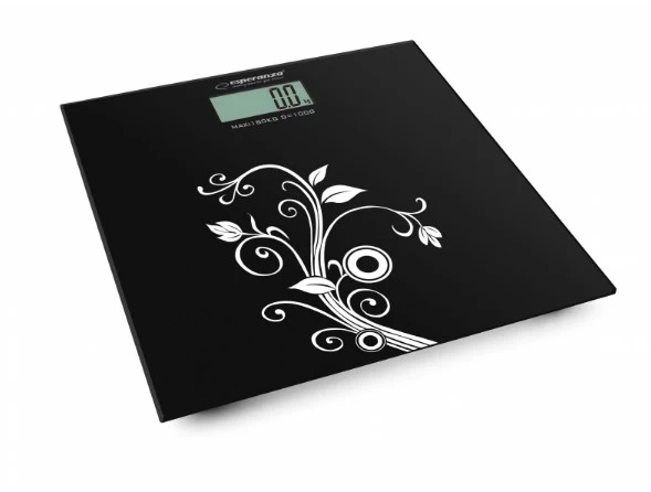 Weighing scale bathroom Esperanza Yoga EBS003 (black color)