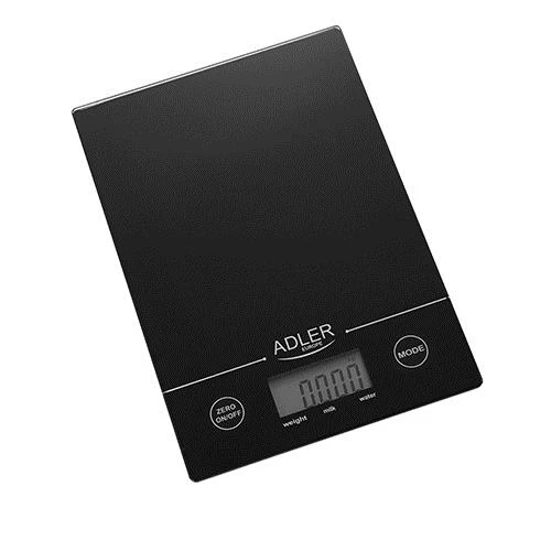 Weighing scale kitchen Adler AD 3138 czarna (black color)