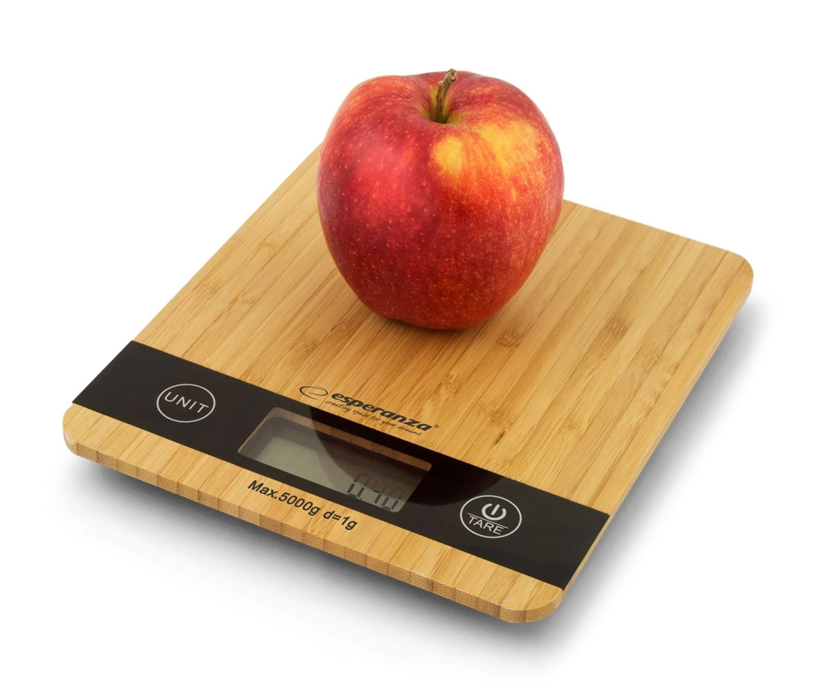 Weighing scale kitchen Esperanza Bamboo EKS005 (beige color)