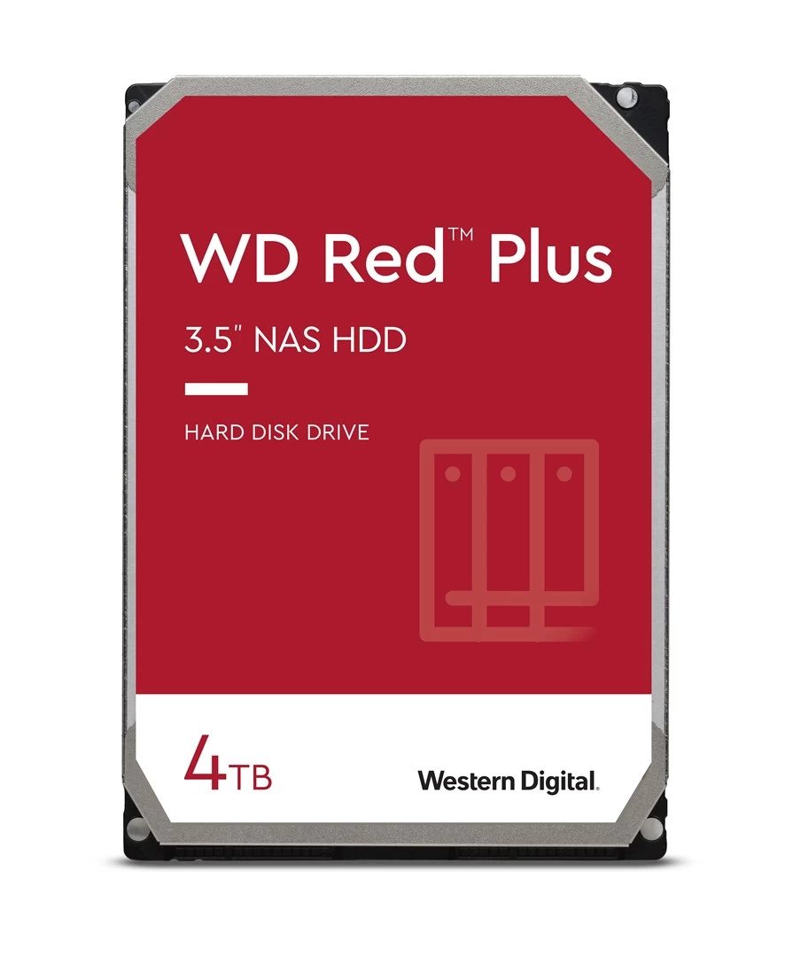 Western Digital Red Plus WD40EFPX internal hard drive 3.5 4000 GB Serial ATA III