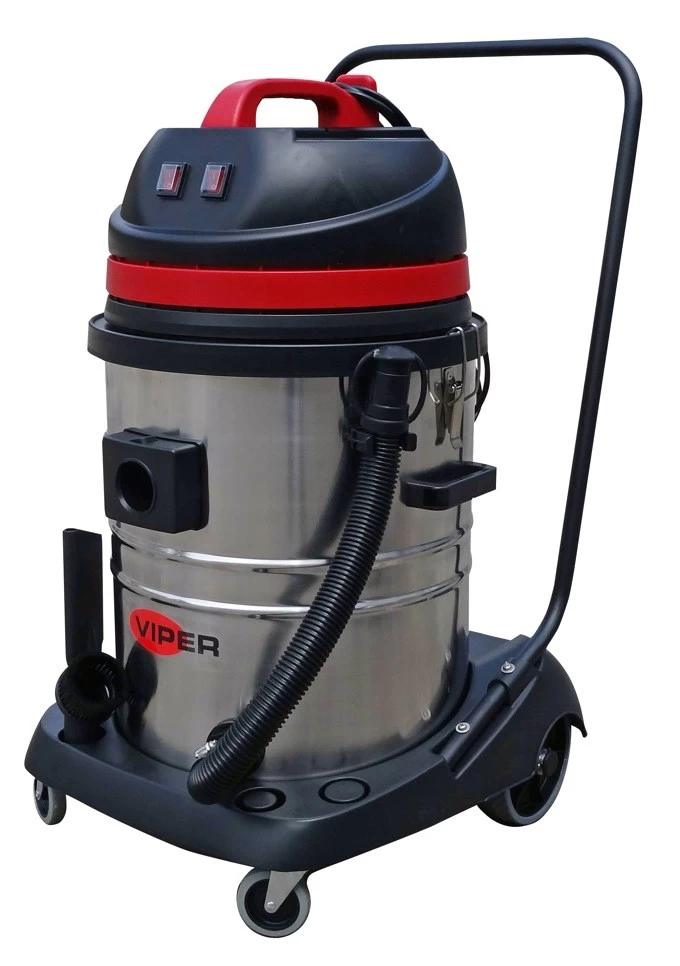 Wet & Dry Vacuum Cleaner Nilfisk Viper LSU255-EU 2 motors 55 l Black, Red, Stainless Steel Wet & Dry Vacuum Cleaner Nilfisk Viper LSU255-EU 2 motors 55 l Black, Red, Stainless Steel
