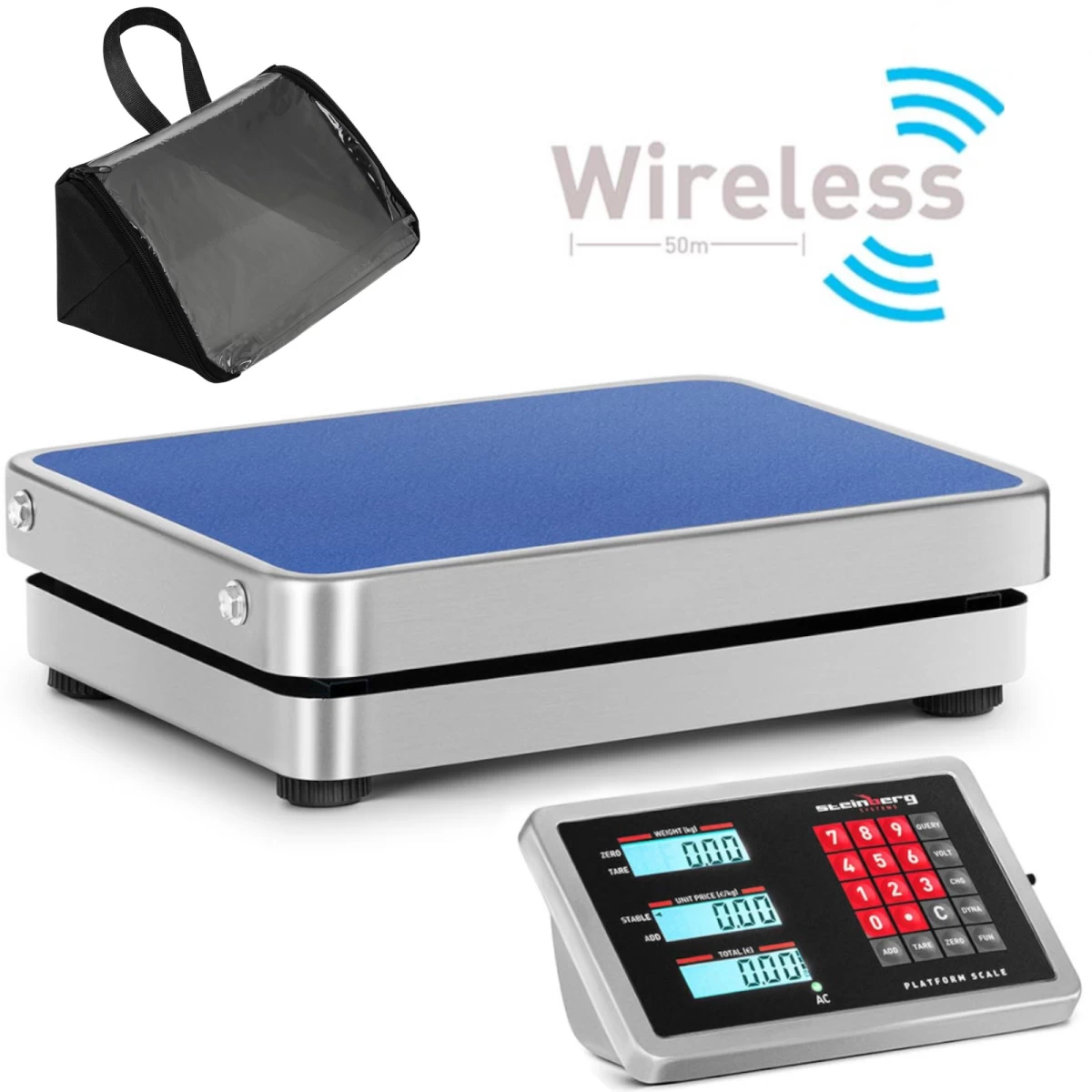 Wifi Belaidės Platforminės Svarstyklės 100 Kg / 0,01 G Wifi Belaidės Platforminės Svarstyklės 100 Kg / 0,01 G