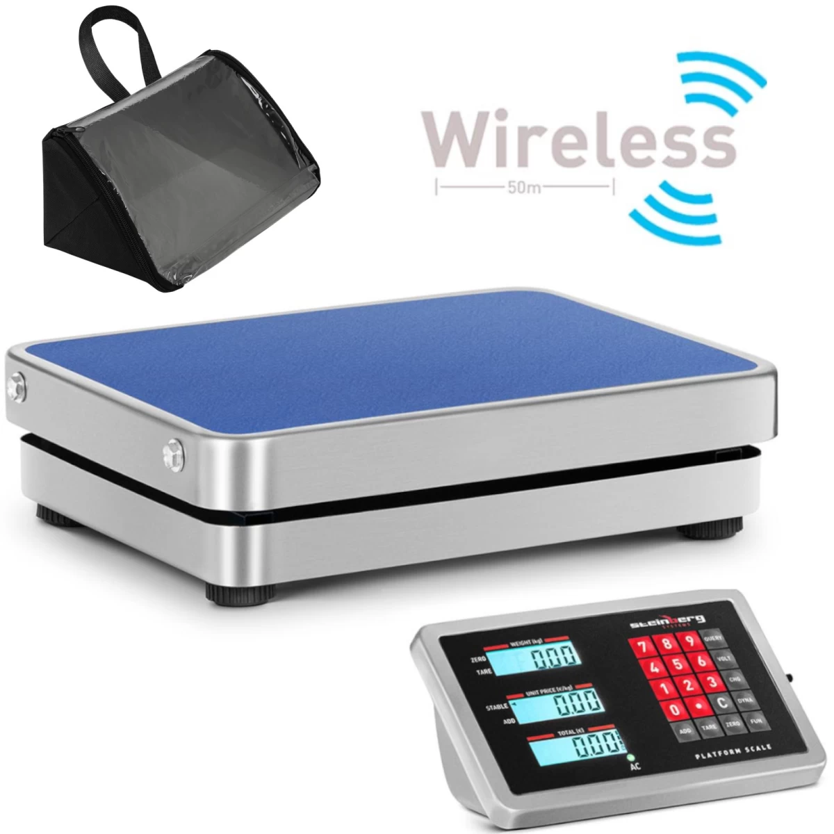 Wifi Belaidės Platforminės Svarstyklės 60 Kg / 0,01 G Wifi Belaidės Platforminės Svarstyklės 60 Kg / 0,01 G