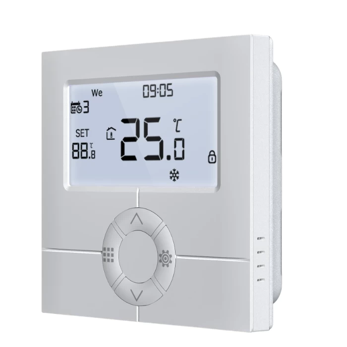 WiFi grindinio šildymo termostatas V30i vandeniu šildomoms grindims - Balta