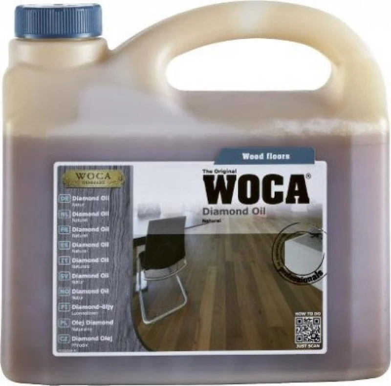 WOCA Diamond oil 2.5 l (vidaus naudojimui)