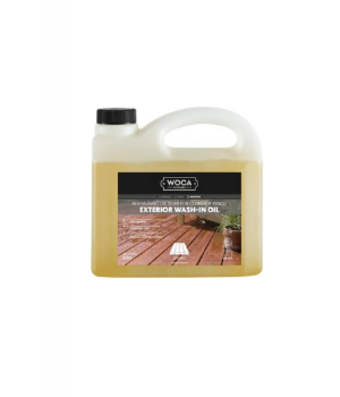 Terasos grindų priežiūrai WOCA Exterior Wash-in Oil 1 L