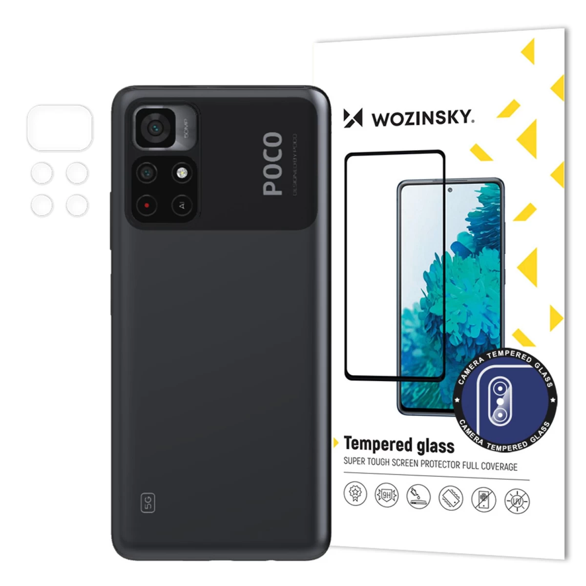 Wozinsky Camera Glass 9h Grūdintas Stiklas Visai xiaomi Poco M4 Pro 5g Kamerai