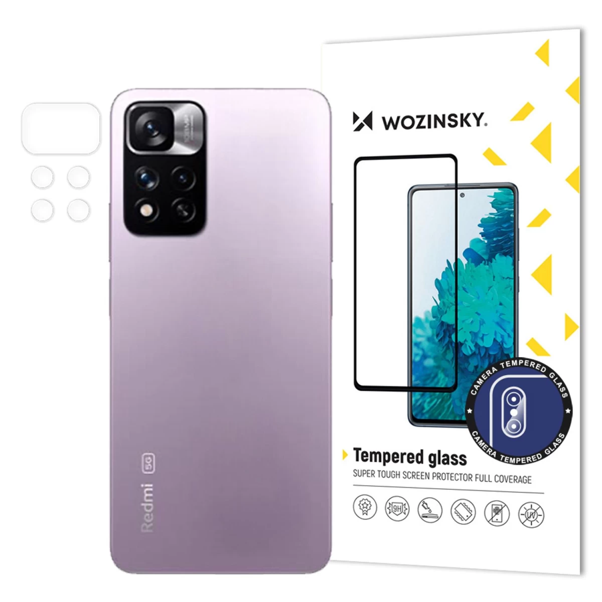 wozinsky Camera Glass 9h Grūdintas Stiklas Visai xiaomi Redmi Note 11 Pro+ Kamerai