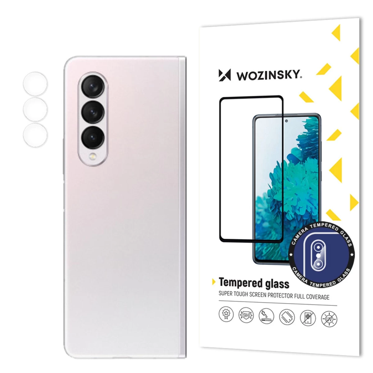 wozinsky Camera Glass Grūdintas Stiklas 9h, Skirtas Visai samsung Galaxy Z Fold 3 Kamerai