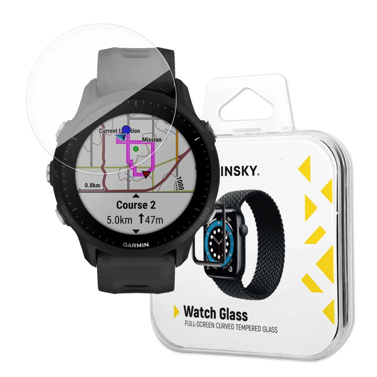Wozinsky Full Glue Grūdintas Stiklas Grūdintas Stiklas Garmin Forerunner 955 9h Per Visą Ekraną Su Juodu Rėmeliu Wozinsky Full Glue Grūdintas Stiklas Grūdintas Stiklas Garmin Forerunner 955 9h Per Visą Ekraną Su Juodu Rėmeliu