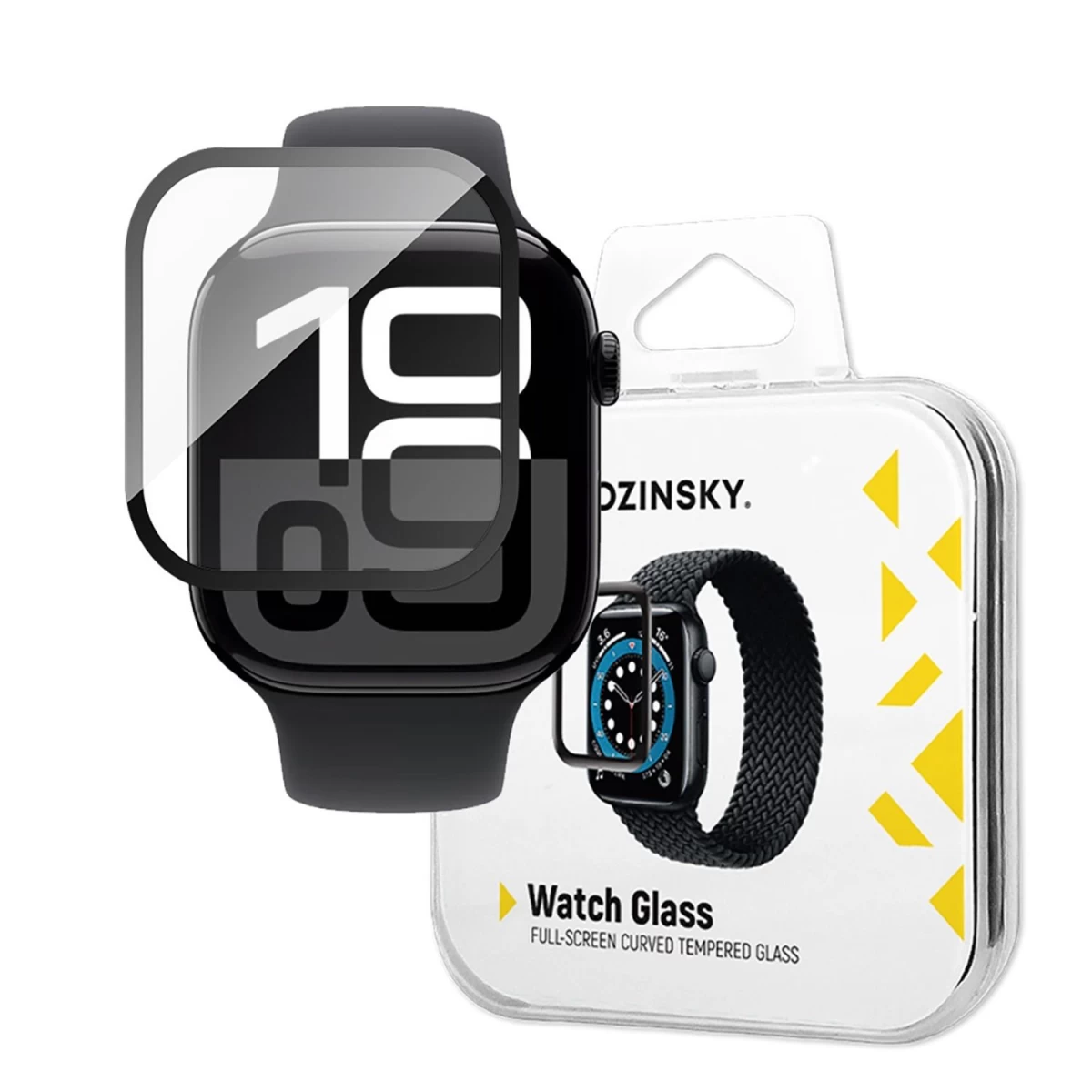 wozinsky Full Glue Grūdintas Stiklas, Skirtas apple Watch Series 10 46 Mm (2 Vnt.)
