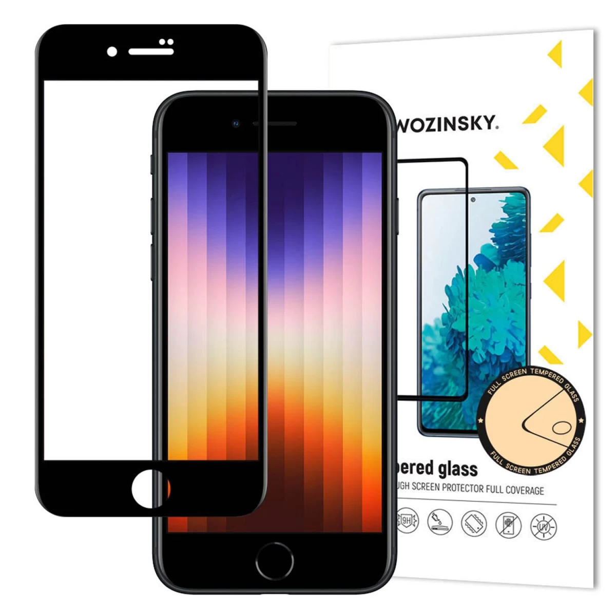 wozinsky Itin Tvirtas full Glue Viso Ekrano Grūdintas Stiklas Su case Friendly Rėmeliu iphone Se 2022 / se 2020 / iphone 8 / iphone 7 Juodas wozinsky Itin Tvirtas full Glue Viso Ekrano Grūdintas Stiklas Su case Friendly Rėmeliu iphone Se 2022 / se 2020 / iphone 8 / iphone 7 Juodas