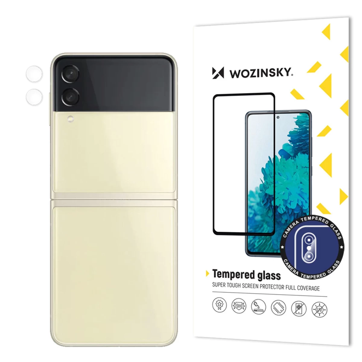 wozinsky Kameros Stiklas 9h Grūdintas Stiklas Visai Kamerai samsung Galaxy Z Flip 3