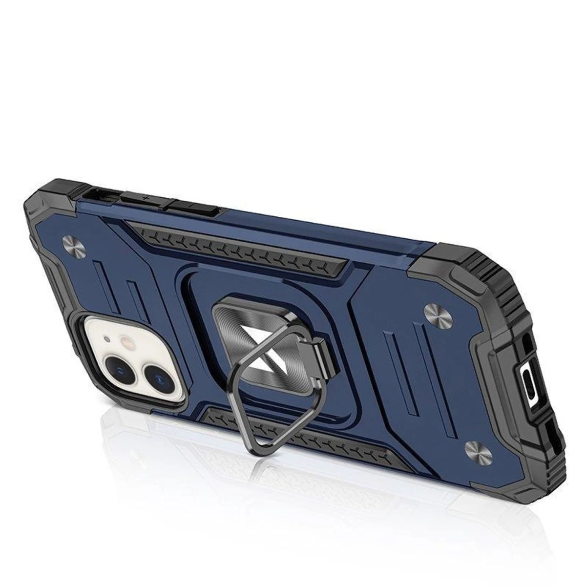 Wozinsky Ring Armor Iphone 14 Plus šarvuotas Dėklas Su Magnetiniu Laikikliu žiedas Mėlynas