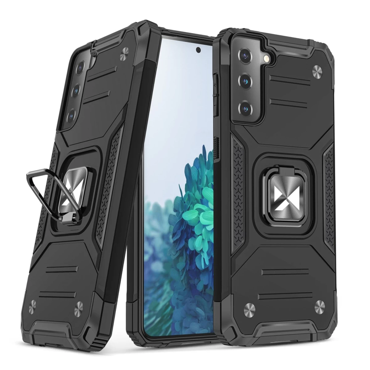 Wozinsky Ring Armor šarvuotas Hibridinis Dėklas + Magnetinis Laikiklis Samsung Galaxy S22+ (s22 Plus) Juodas Wozinsky Ring Armor šarvuotas Hibridinis Dėklas + Magnetinis Laikiklis Samsung Galaxy S22+ (s22 Plus) Juodas